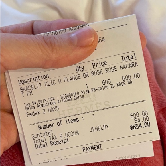 🌟SOLD🌟 Hermès Rose Gold Bracelet - Picture 9 of 9